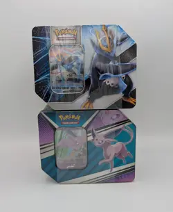 Lot of (1) Pokemon TCG V Strikers Tin Empoleon & (1) V Heroes Tin Espeon - New - Image 1