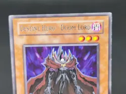 YuGiOh Destiny Hero - Doom Lord DR04-EN181 Dark Revelation Rare MP - Image 2
