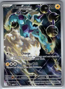 Thundurus SVP 209 SV: Scarlet & Violet Promo Cards - Pokemon Card - NM - Image 1