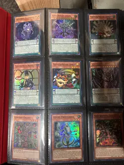 Yugioh! 360-Card Collection Red Binder ALL Holographic Organized NM In Sleeves - Image 1