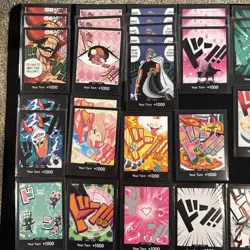 Lot Of Over 40 - One Piece CCG Don Cards Your Turn +1000 Foil And Non-Foil NM - Image 2