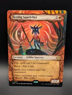 MTG - Hexing Squelcher - Non-Foil SHOWCASE - Creature - ECL #317 - Rare - Image 1