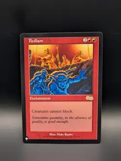 MTG - Bedlam - Enchantment - LIST #175 - Rare - Image 1