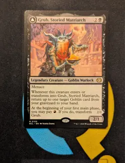 Grub, Storied Matriach / Grub, Notorious Auntie Rare ECL 105 Lorwyn Eclipsed MTG - Image 1