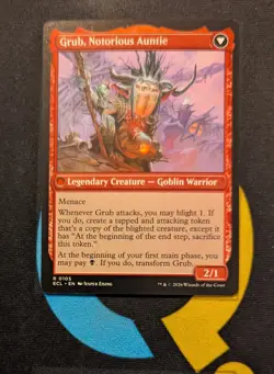 Grub, Storied Matriach / Grub, Notorious Auntie Rare ECL 105 Lorwyn Eclipsed MTG - Image 2