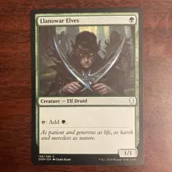 Llanowar Elves NM, English MTG Dominaria - Image 1