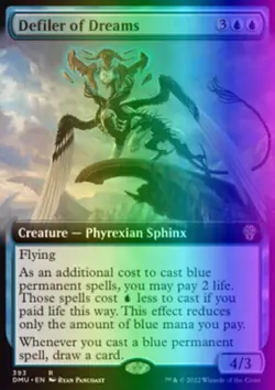 MTG Magic the Gathering Defiler of Dreams (393/447) Dominaria United NM FOIL - Image 1