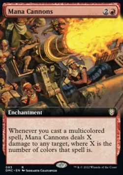 MTG Magic the Gathering Mana Cannons (83/251) Dominaria United Commander NM - Image 1