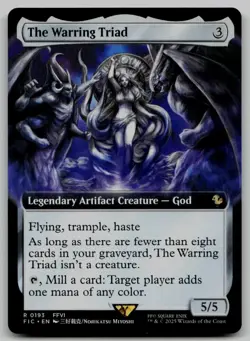 The Warring Triad (Extended Art) R Commander: FINAL FANTASY 193 NM - Image 1