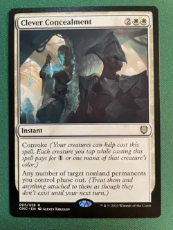 2023 Clever Concealment Phyrexia: All Will Be One Commander Regular NM - Image 1