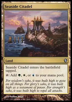 MTG Magic the Gathering Seaside Citadel (318/357) Commander 2013 LP - Image 1