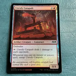 Unruly Catapult Wilds of Eldraine Foil Common 0156 NM MTG - Image 1