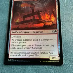 Unruly Catapult Wilds of Eldraine Foil Common 0156 NM MTG - Image 3
