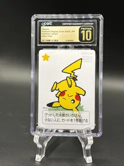 2025 POKEMON JAPANESE TARUKA EFFECT CARD PIKACHU CGC 10 PRISTINE - Image 1