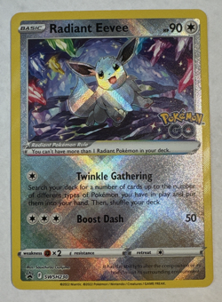 Pokemon TCG Radiant Eevee - SWSH230 - SWSH: Sword & Shield Promo Cards (SWSD) NM - Image 1