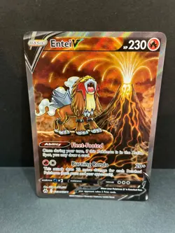 Entei v Crown Zenith Galarian Gallery Holo Ultra Rare Pokemon TCG GG36/GG70 - Image 1