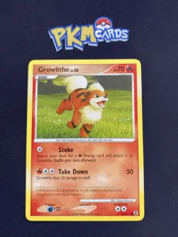 Pokemon TCG Growlithe Rising Rivals 63/111 Regular LP. - Image 1