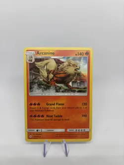 Arcanine Holo Rare Pokemon Card (22/214, Sun & Moon – Unbroken Bonds 2019) - Image 1