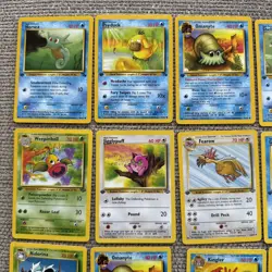 1st Edition Pokemon Card Lot WOTC Vintage Base Jungle Fossil Etc N/M 30 Cards - Image 2
