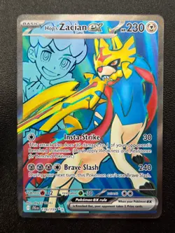 Pokemon TCG Hop's Zacian ex Ultra Rare SV09: Journey Together 176/159 NM - Image 1
