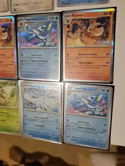 Lot Of 15 Pokemon Eevee Evolutions 7 Holos - Image 2