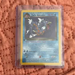 Pokemon Dark Gyarados Team Rocket Rare 1st Edition 25/82 70HP Italian 2000 NM - Image 1