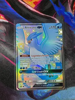 Articuno GX Shiny Hidden Fates Shiny Vault SV54/SV94 Pokemon TCG Minty - Image 1
