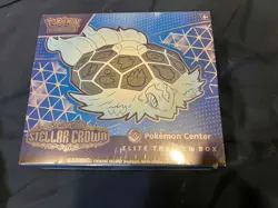 Pokemon Center Stellar Crown ETB Sealed - Image 1
