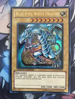 (AD) Yugioh x1 Blue-Eyes White Dragon Limited Edition LC01-EN004 VLP - Image 1