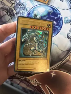 Yugioh Blue-Eyes White Dragon DB1-EN098 Ultra Rare MP (WNU) - Image 2