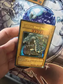 Yugioh Blue-Eyes White Dragon DB1-EN098 Ultra Rare MP (WNU) - Image 3