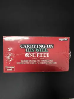 *Sealed One Piece Carrying On His Will Booster Box OP13 English - Image 3