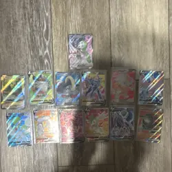 Pokemon TCG Meloetta EX, Wo-Chien EX, Galarian Perrserker V Holo Lot - 13 Cards - Image 1