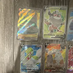 Pokemon TCG Meloetta EX, Wo-Chien EX, Galarian Perrserker V Holo Lot - 13 Cards - Image 2