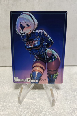Nier Automata Trading Card Waifu Goddess Story Anime Girl holo Karte Manga Full - Image 1