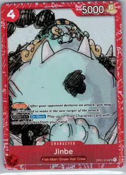Jinbe (Premium Card Collection -ONE PIECE FILM RED Edition-) OP01-014 - NM - Image 1