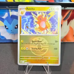 Pokemon Card Raichu Ascended Heroes 56/217 Friend Ball Reverse Holo NM+ IN HAND! - Image 1
