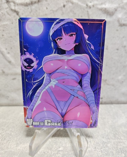 Sabrina Trading Card Waifu Goddess Story Anime Girl holo Karte Manga Full Art - Image 1