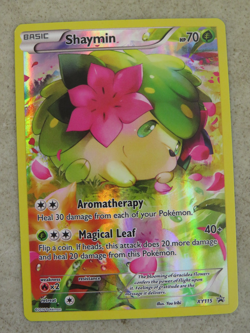 Shaymin XY115 LP - Black Star Promo - XY Promos Pokemon TCG Holo Card - Image 1