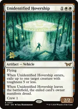 1 x Unidentified Hovership - Foil - Prerelease Promo - Duskmourn: House of Horro - Image 1