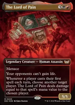 1 x The Lord of Pain - Borderless - Commander: Duskmourn: House of Horror - NM-M - Image 1