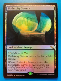 MTG 1x FOIL Undercity Sewers # 270 Murders at Karlov Manor Magic Gathering x1 NM - Image 1