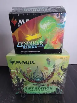 Zendikar Rising Collector Booster Box + GIFT BUNDLE Sealed MTG English - Image 1