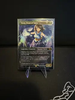 Yuna, Hope of Spira (Borderless) (Chocobo Track Foil) Final Fantasy Foil - Image 2