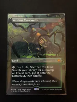 Verdant Catacombs (Borderless) - Dragonstorm Special Guest - Image 1