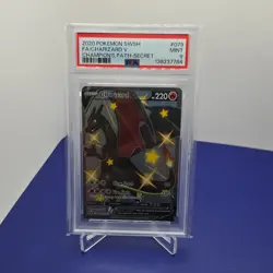 Pokemon Charizard V Secret Rare Full Art Foil Champion's Path 079/073 PSA 9 - Image 1