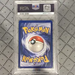 1999 Pokemon Lapras Fossil Holo 10/62 1st Edition PSA 6 - Image 2