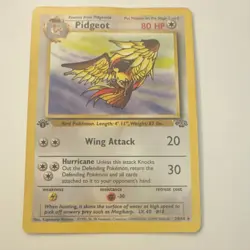 Wizards Pokemon TCG Pidgeot Base Set No.24/64 1st Edition Rare Holo 1999 HP80 - Image 1