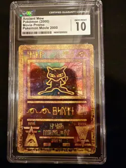 Pokemon Ancient Mew 2000 Movie Promo Holo CGC 10 GEM MINT - Image 1