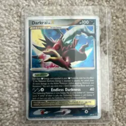 Pokemon Darkrai LV.X Diamond and Pearl Promo Holo DP19 100 HP 40 Attack TCG - Image 1